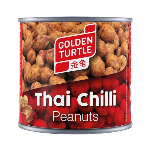 Snack di arachidi ricoperte speziate - Golden Turtle 140g.